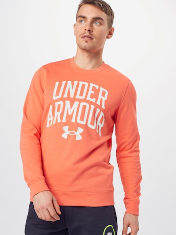 UNDER ARMOUR Sportsweatshirt in Rot: predná strana