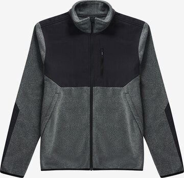 Veste en polaire HALO en gris : devant