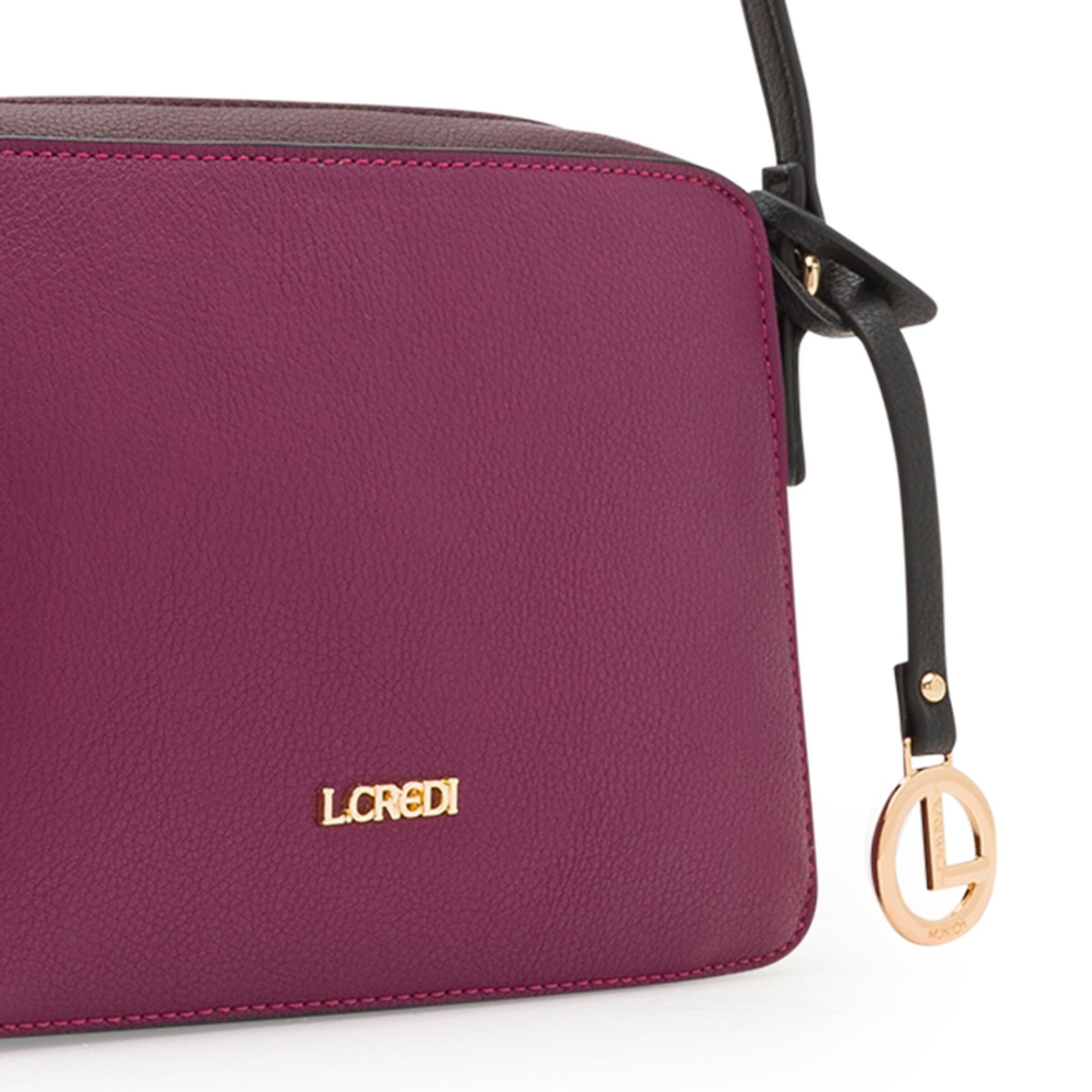 L.CREDI Schoudertas 'Nora' in Lila