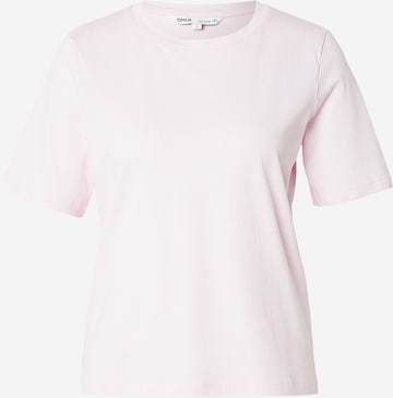T-shirt 'ONLONLY' ONLY en rose : devant