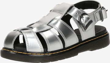 sidabrinė Dr. Martens Sandalai 'Caarys': priekis