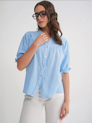 Camicia da donna di MixRay in blu