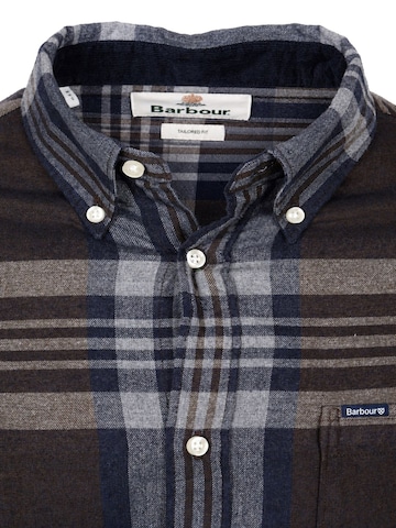 Barbour Regular fit Button Up Shirt 'Fortrose' in Brown