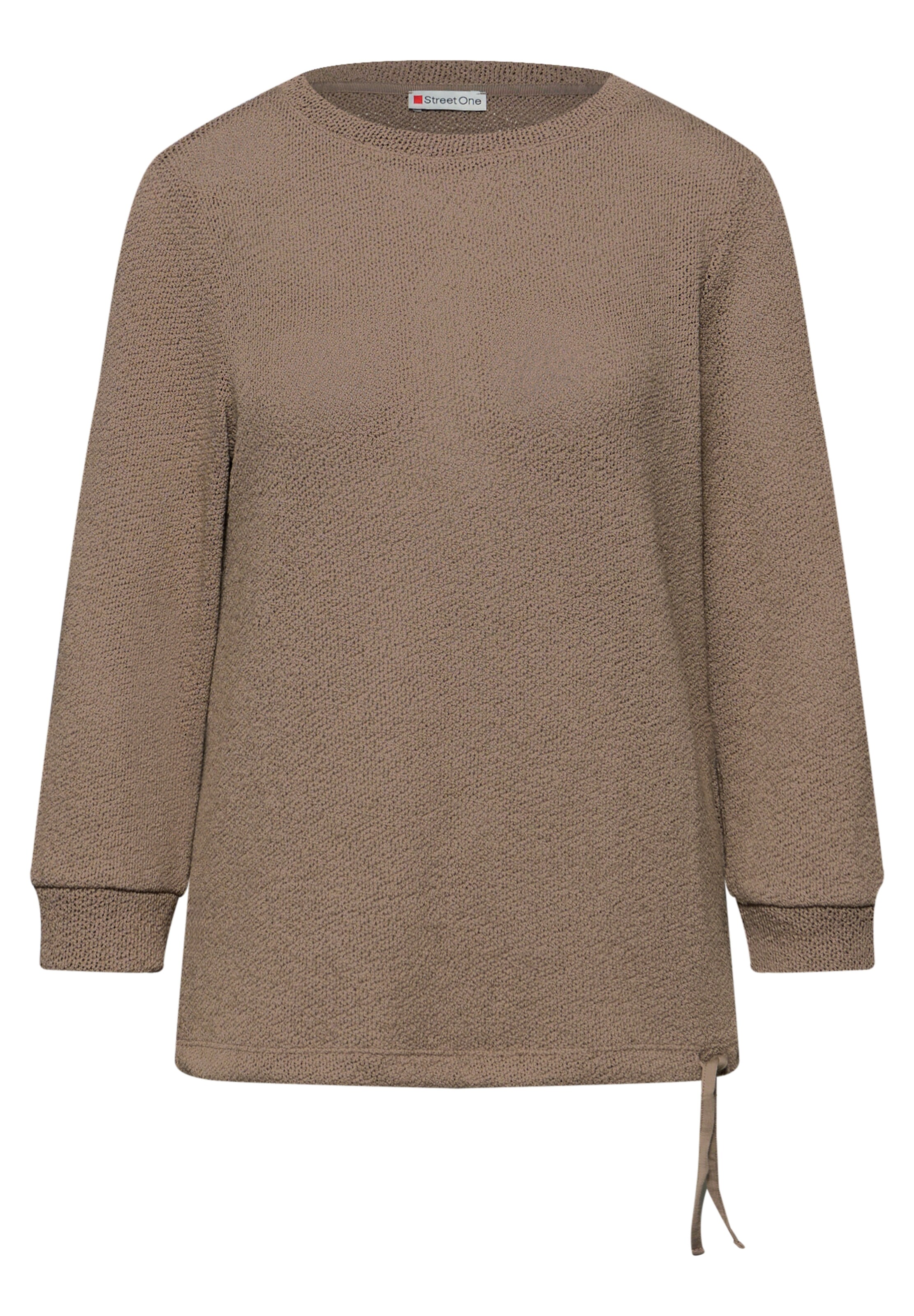 STREET ONE Shirt in Brown: front