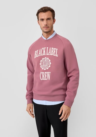 s.Oliver Sweatshirt in Pink: Vorderseite