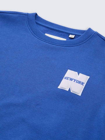 TOM TAILOR Sweatshirt in Blau