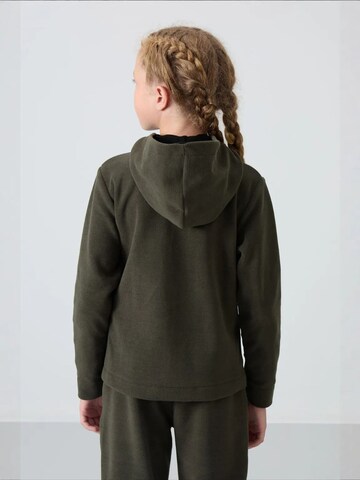 Tommy Life Dressipluus 'TOMMY Unisex-Kapuzen-Sweatshirt Für Jugendliche Mit Reißverschluss', värv roheline