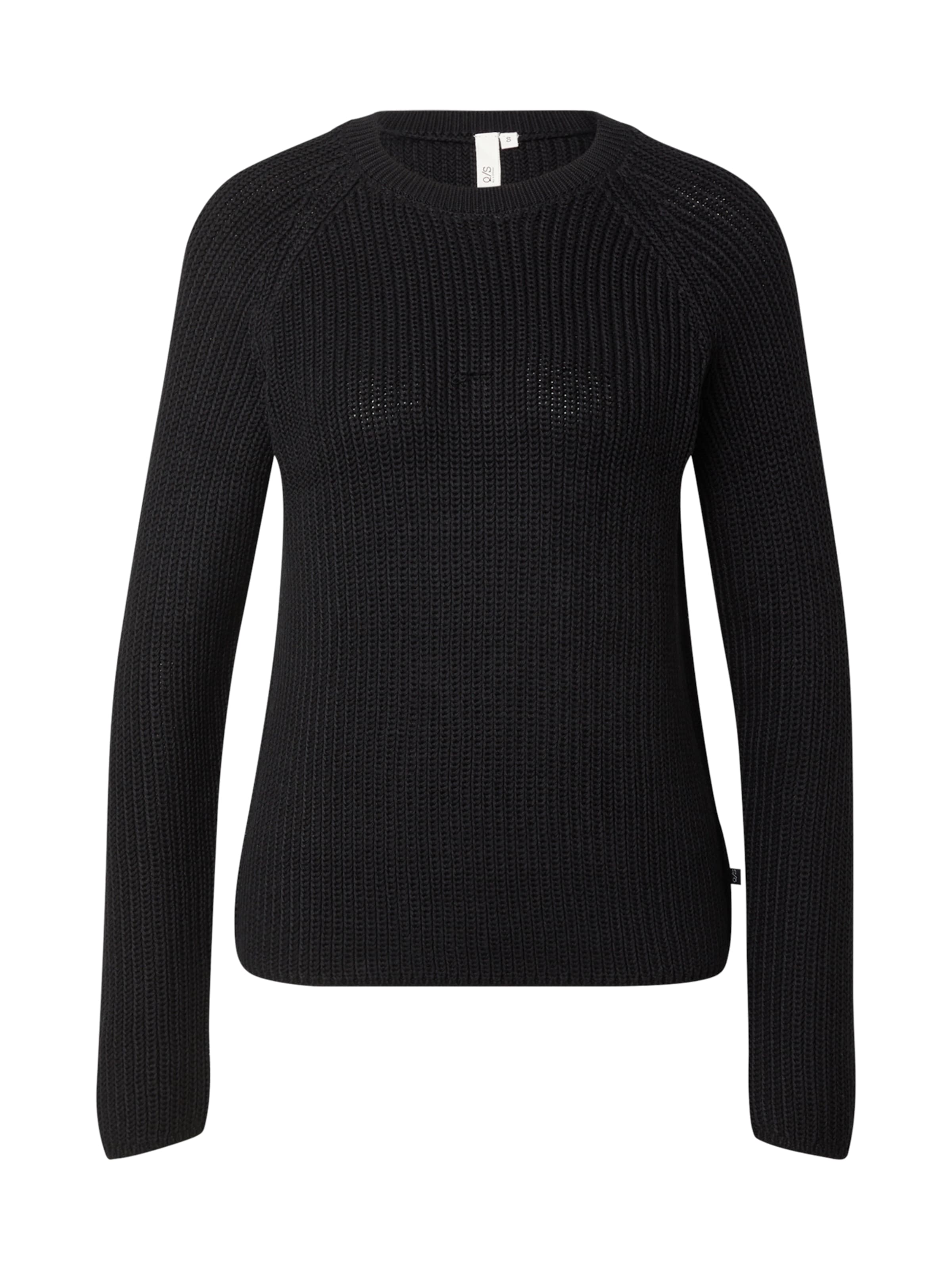 QS Pullover in Schwarz: Vorderseite