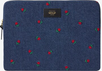 Wouf Laptop Bag in Blue: front