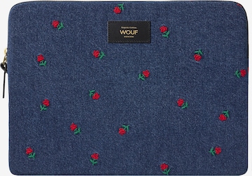 Wouf Laptop Bag in Blue: front