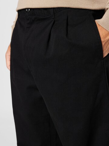 Carhartt WIP Normální Kalhoty se sklady v pase 'Salford' – černá