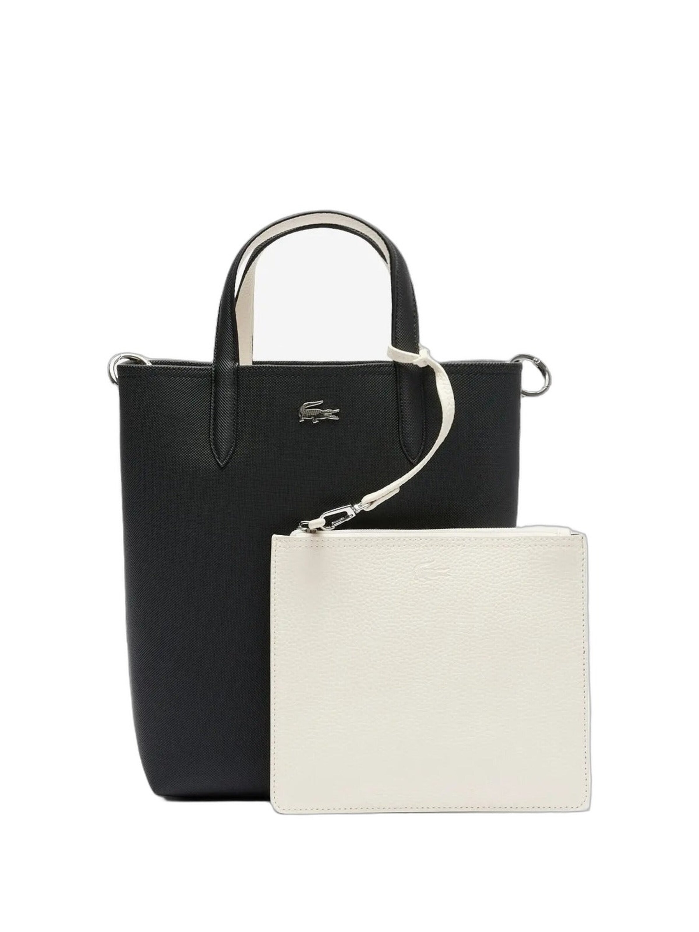 LACOSTE "Чанта тип ""Shopper""" 'Anna' в черно: отпред