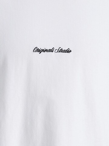 T-Shirt 'Norrebro' Jack & Jones Junior en blanc