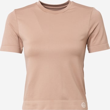 NU-IN Performance shirt in Brown: front