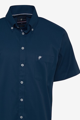 DENIM CULTURE Regular fit Button Up Shirt 'STANLEY' in Blue