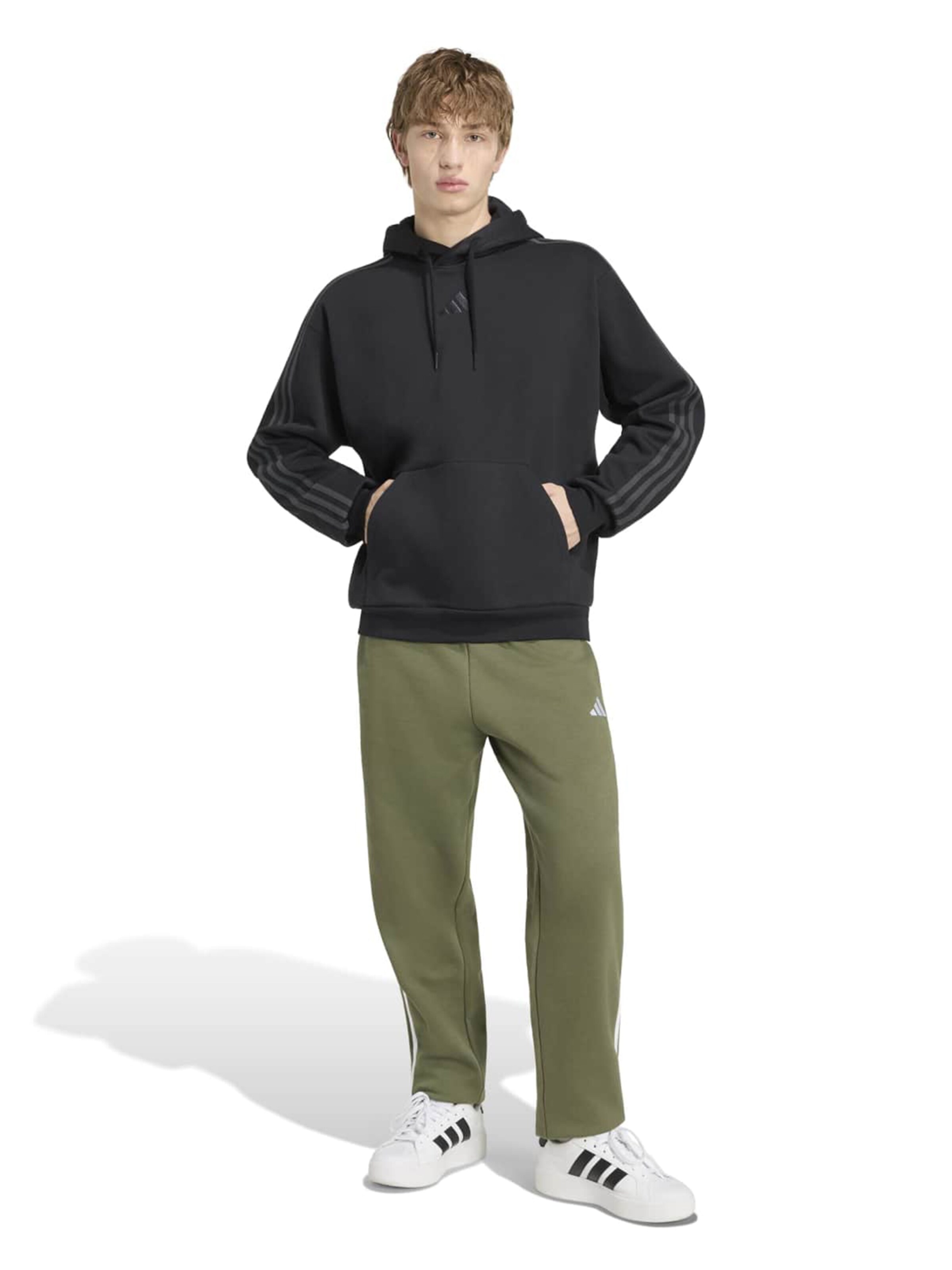 ADIDAS SPORTSWEAR Спортен суитшърт в черно