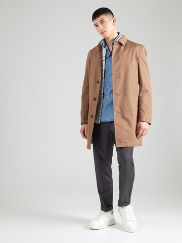Coupe slim Chemise Lindbergh en bleu