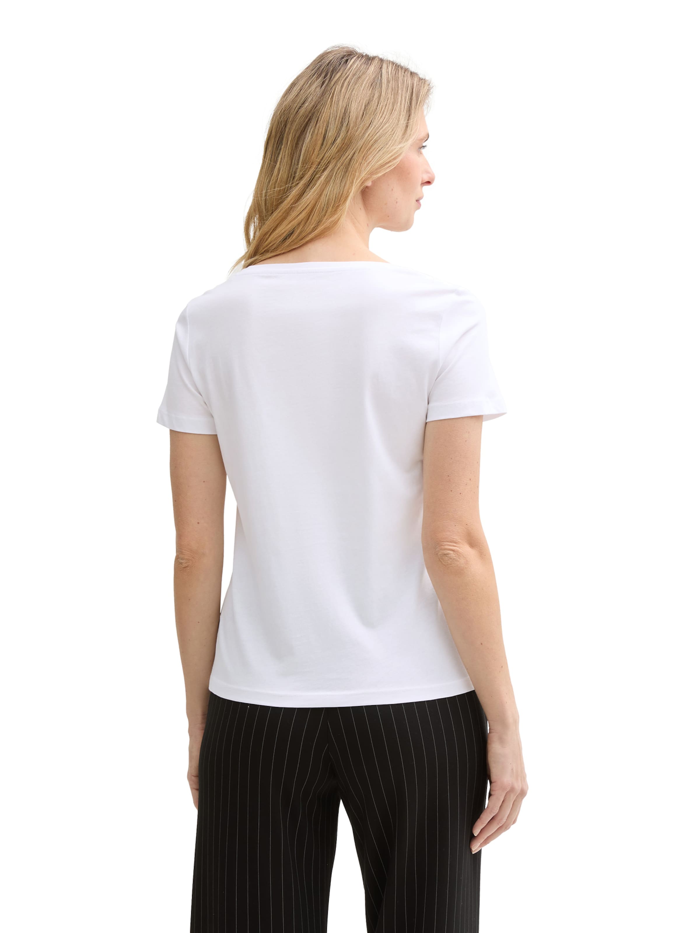 TOM TAILOR Футболка в Белый