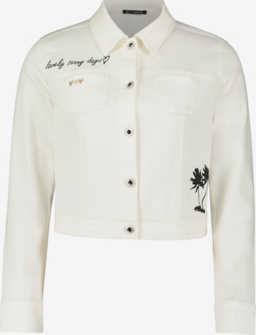 Veste mi-saison Betty Barclay en blanc : devant