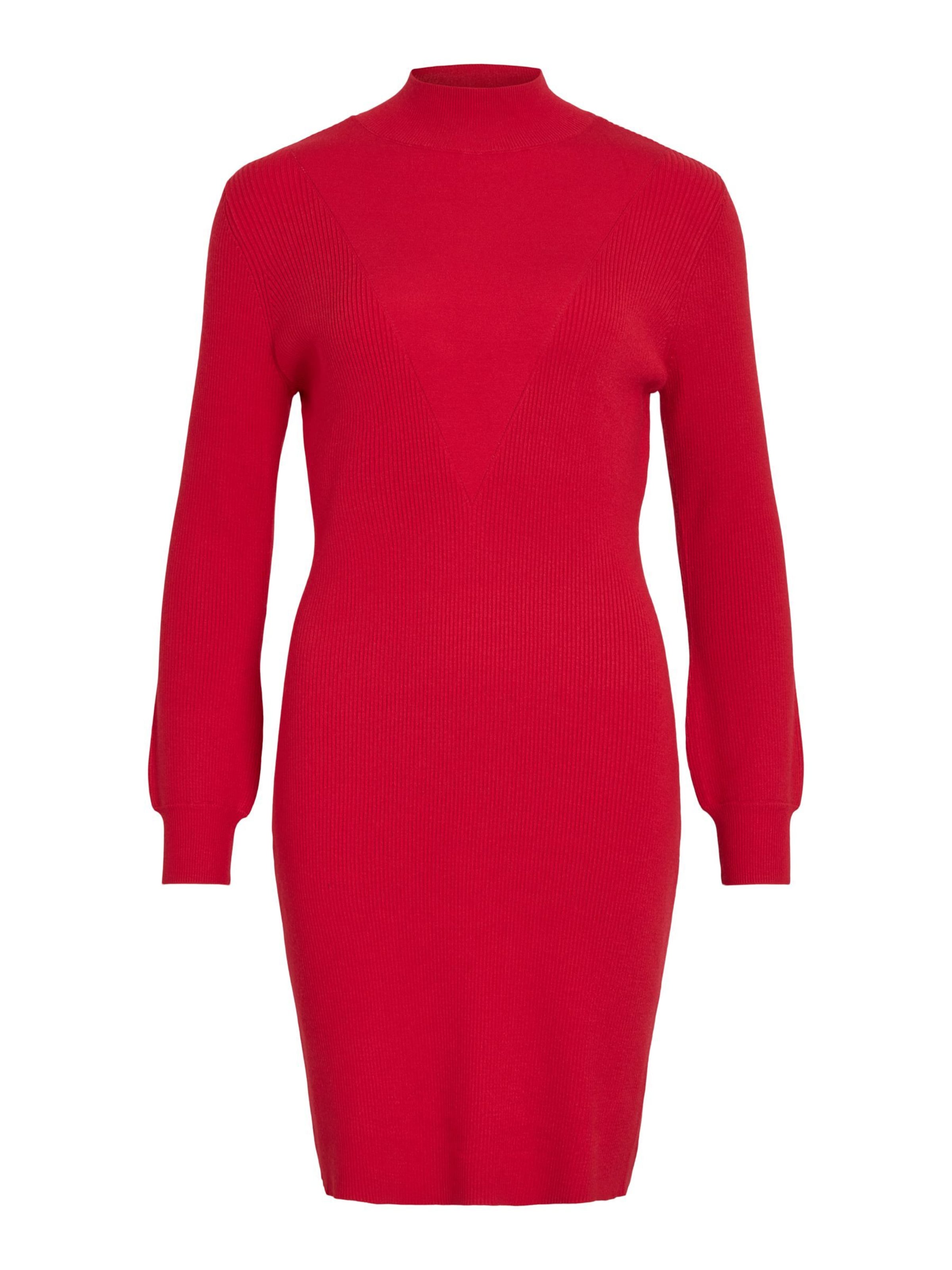 VILA Jurk 'VIKalia' in Rood: voorkant