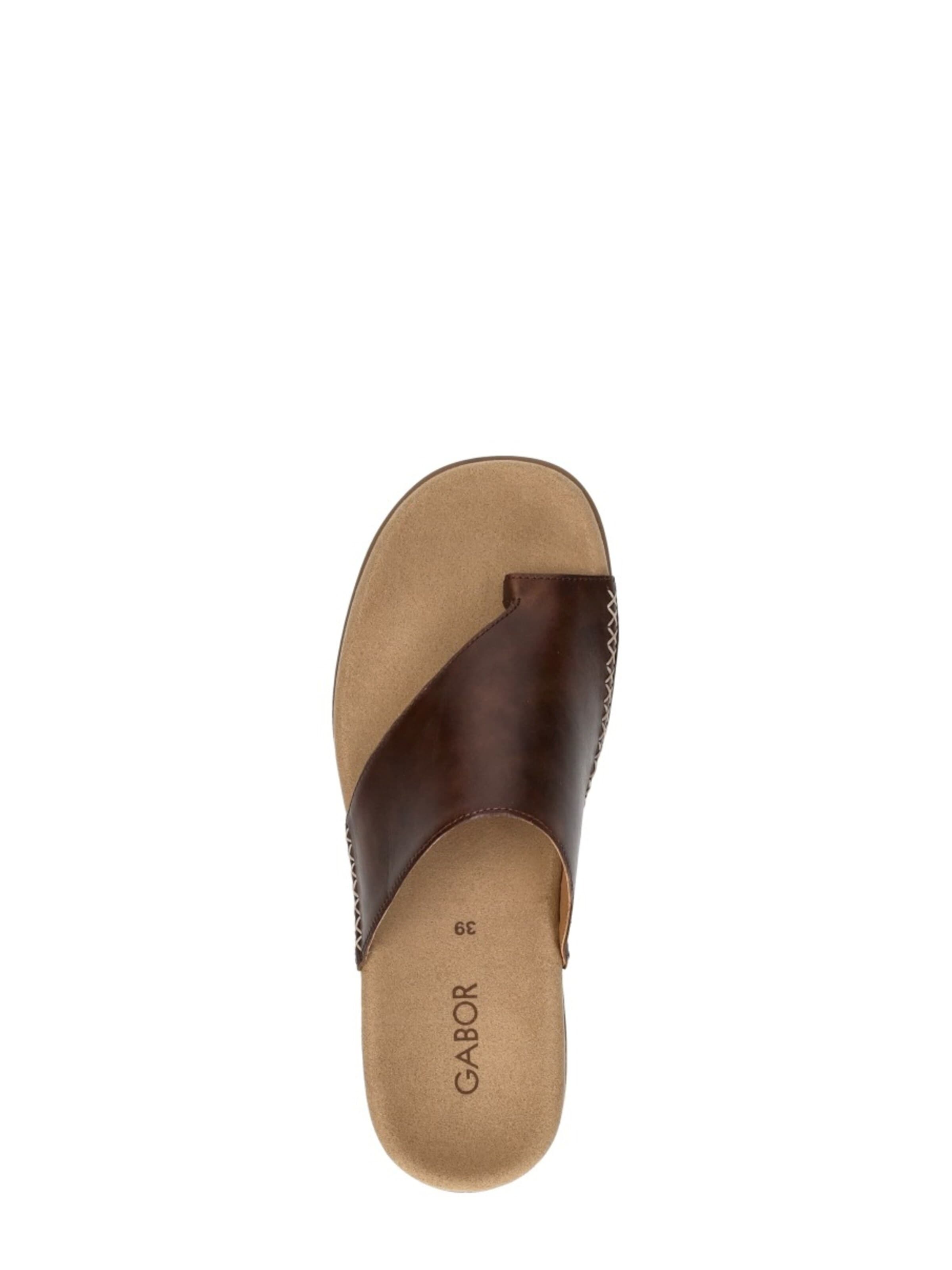 GABOR Teenslipper in Bruin