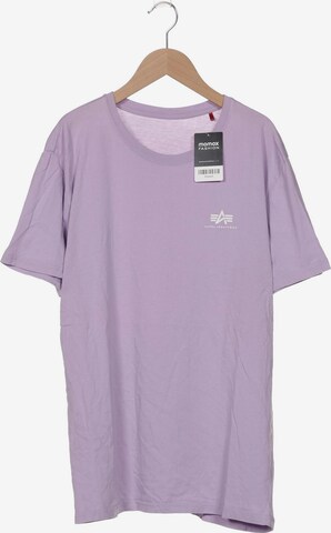 ALPHA INDUSTRIES Shirt in XL in Purple: front