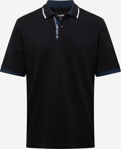 JACK & JONES T-Shirt 'STEEL' en bleu marine / noir / blanc, Vue avec produit