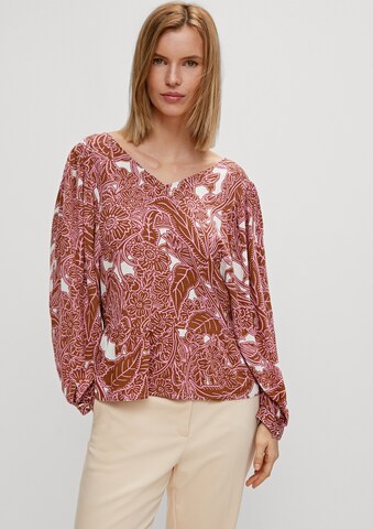 Chemisier COMMA en rose : devant