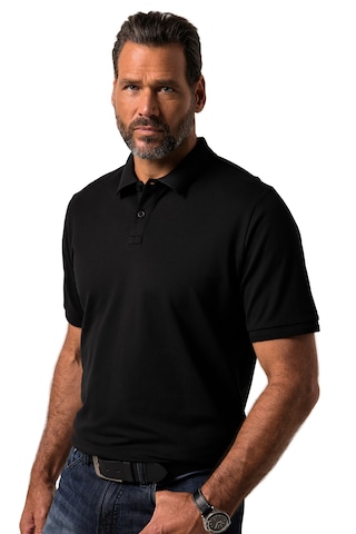 JP1880 Poloshirt in Schwarz: Vorderseite