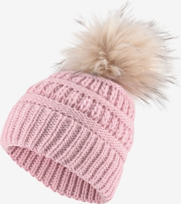 J. Jayz Beanie in Pink: front