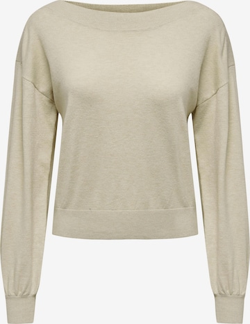 ONLY Sweater 'Cozy' in Grey: front