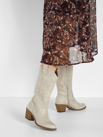 bonprix Buty kowbojskie w kolorze brązowy