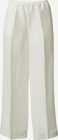 Wide Leg Pantalon à plis 'Emelie' ABOUT YOU x Marie von Behrens en blanc : devant