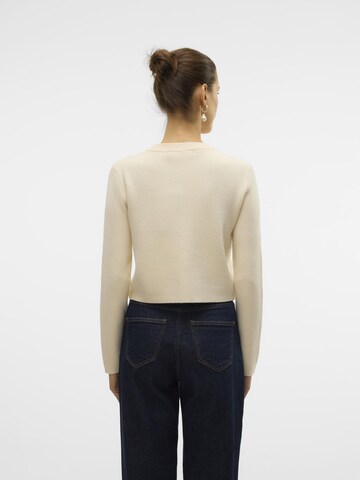 VERO MODA Вязаная кофта 'Saba' в Серый