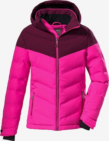 KILLTEC Athletic Jacket in Pink: front