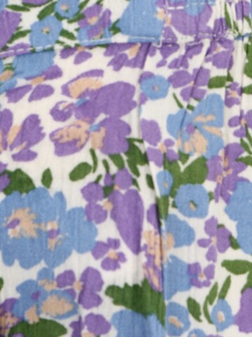 SOAKED IN LUXURY - Perna larga Calças 'Zaya' em mistura de cores