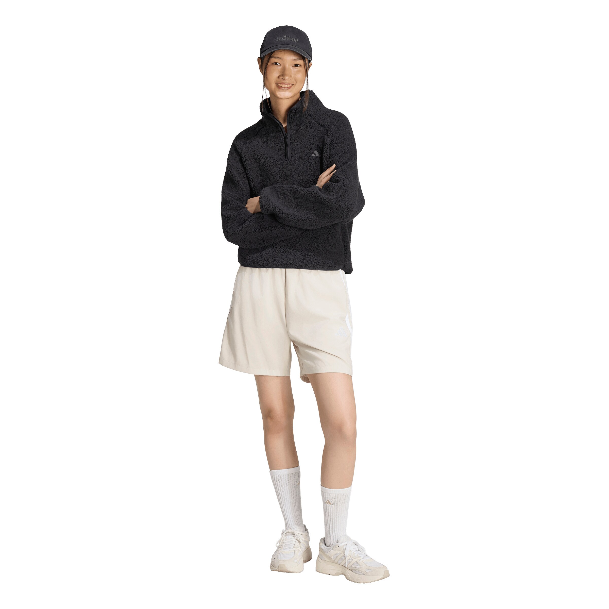 ADIDAS PERFORMANCE Sweter sportowy w kolorze czarny: przód