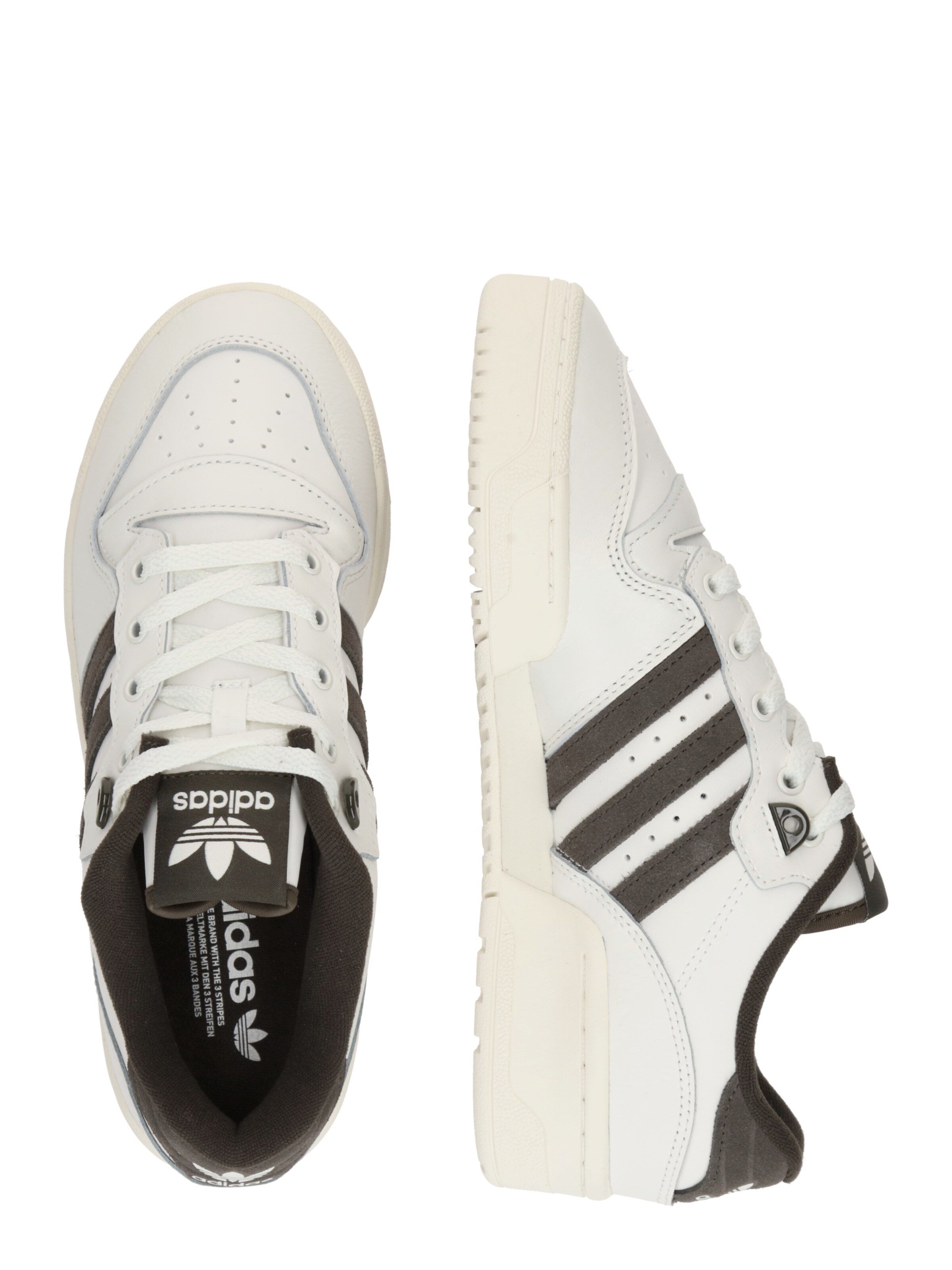Baskets basses 'RIVALRY' ADIDAS ORIGINALS en blanc