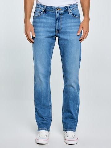 BIG STAR Regular Jeans in Blauw: voorkant
