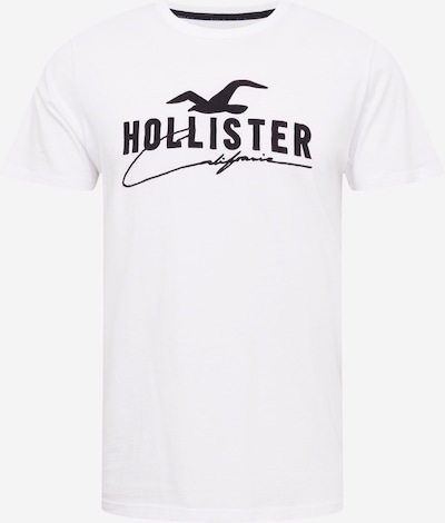 HOLLISTER Camiseta en negro / blanco, Vista del producto