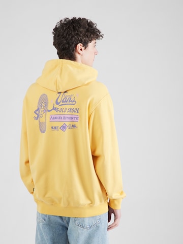 VANS Sweatshirt 'WAFFLE' in Yellow: front