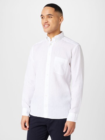 ETON Regular fit Button Up Shirt in White: front