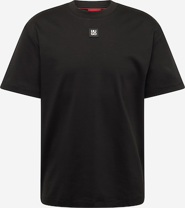 HUGO Red T-Shirt 'Dingley' in Schwarz: predná strana