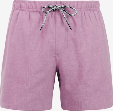 Shorts de bain 'Davey' PROTEST en violet : devant