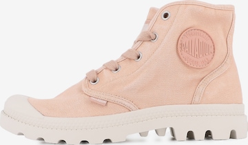 Palladium High-Top Sneakers in Pink: front