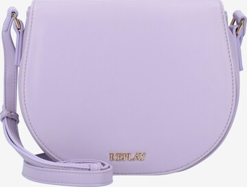 REPLAY Crossbody Bag in Purple: front