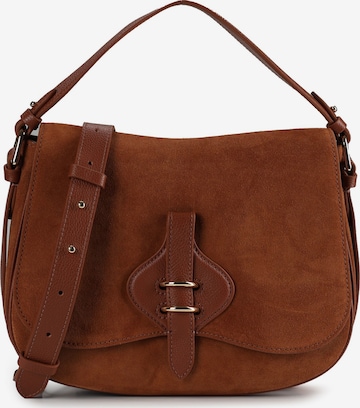 Sac bandoulière 'Mavery' Coccinelle en marron : devant