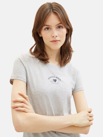 T-shirt TOM TAILOR DENIM en gris