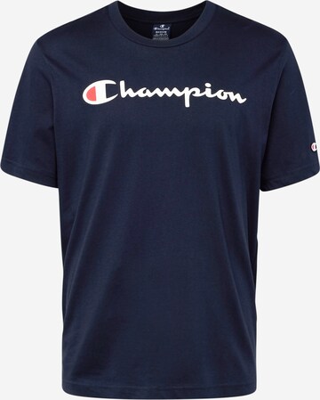 Champion Authentic Athletic Apparel Tričko 'Legacy American Classics' – modrá: přední strana