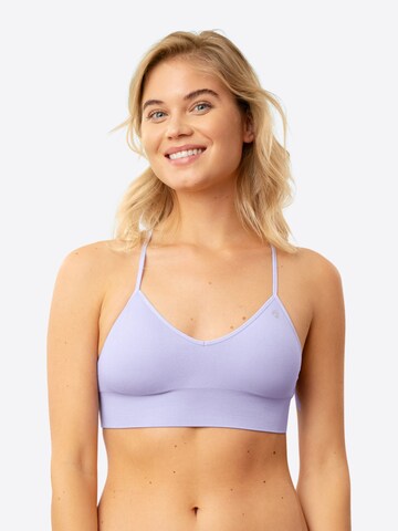 OCEANSAPART - Soutien Bustier Soutien de desporto 'Soho' em roxo